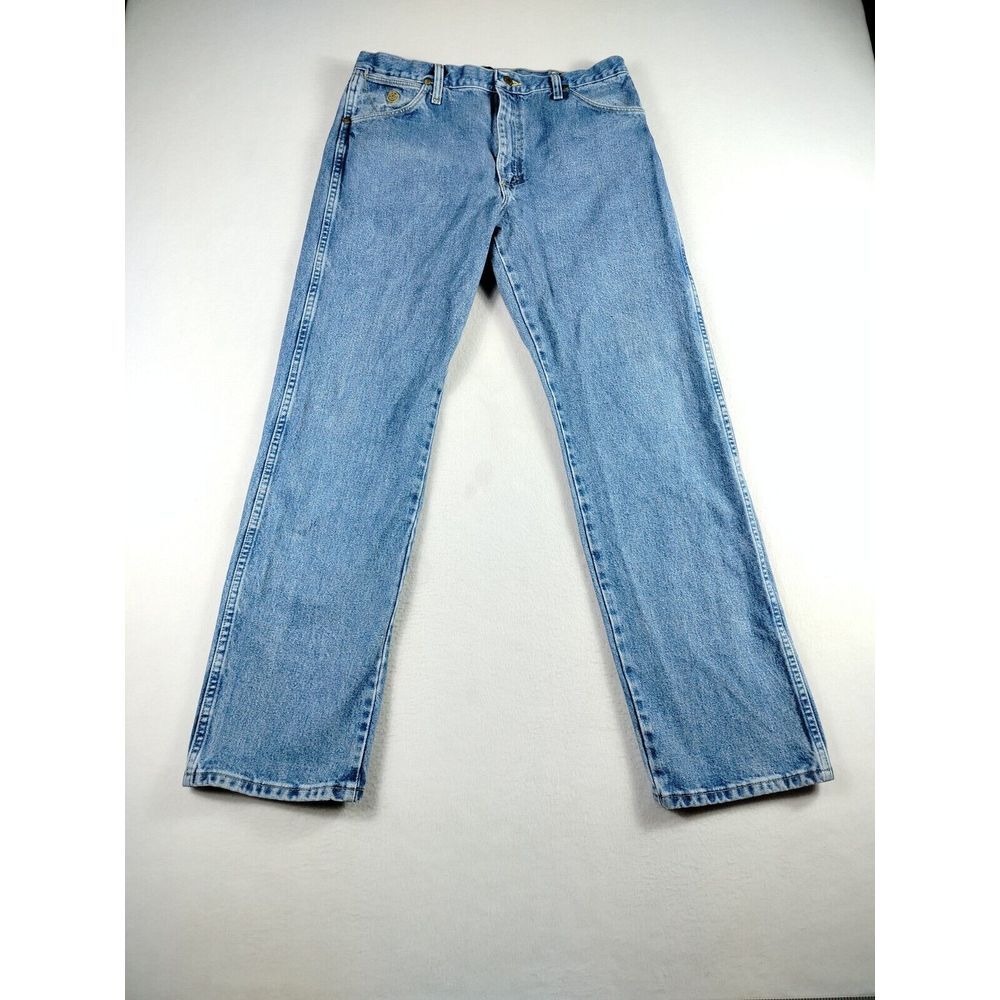Wrangler Jeans Men's 35‎x32 Blue George Strait Collection Westerncore Cowboycore